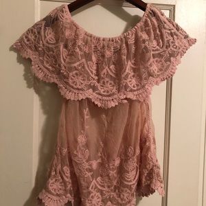 Floral embroidered blouse